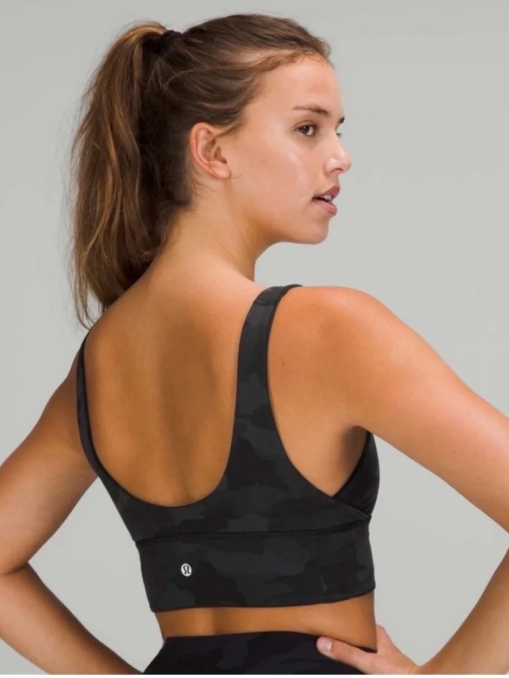 lululemon athletica reversible Black/camo Align Sports Bra